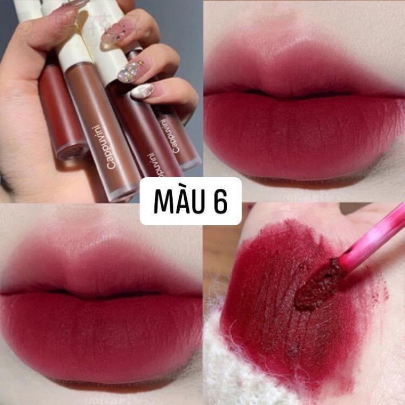 ❤Cappuvini Son Sáp Tông Lì Dưỡng Ẩm Mượt Môi Chống Nước Lâu Trôi❤️ | BigBuy360 - bigbuy360.vn