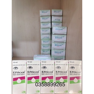 [LỐC 10 CHAI] Nước Muối Sinh Lý Efticol chai 10Ml
