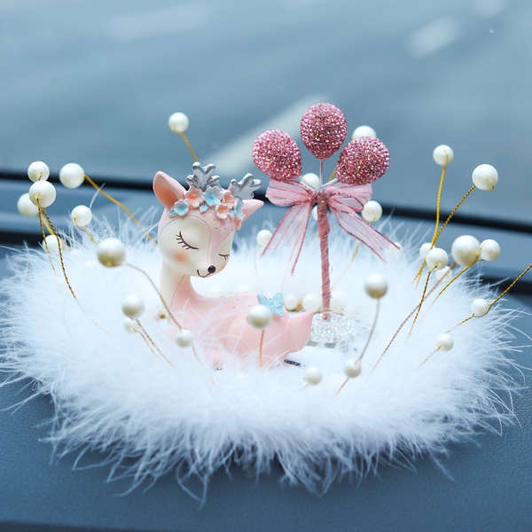 Pepsies đi đường an toàn Hươu xe ô tô Nữ Thần mô hình trung gian xe tải cao cấp trang trí nội thất đồ dùng Đại toàn