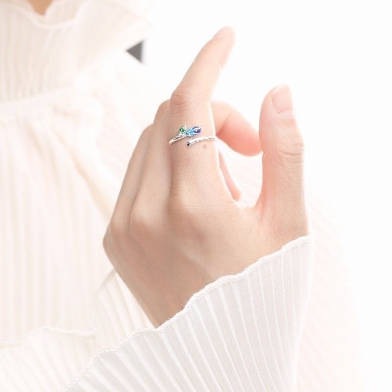 Nhẫn nữ bạc 925 Bảo Tín Silver có thể điều chỉnh size Janna Ring