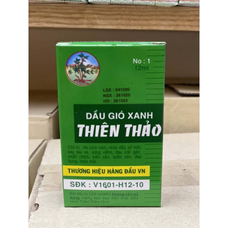 Dầu gió xanh Thiên Thảo combo 12chai