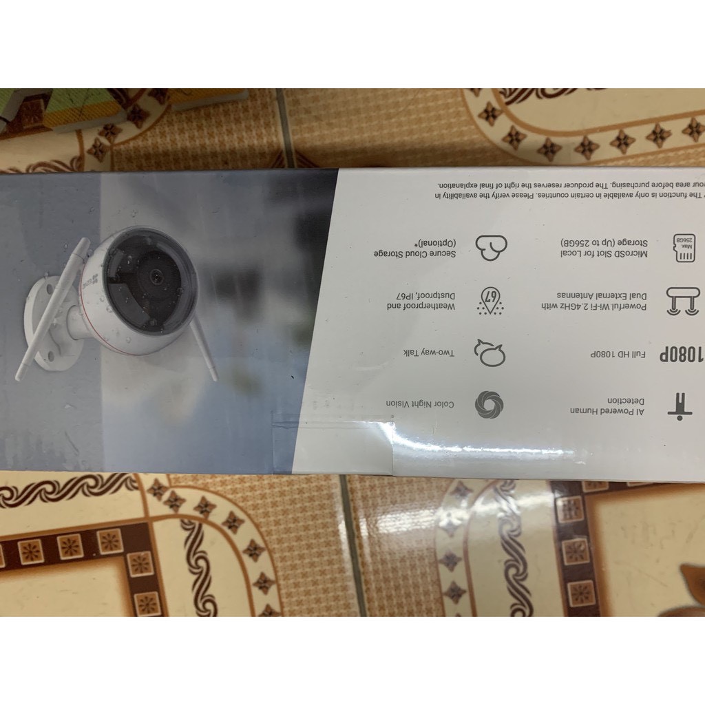 Camera Ezviz ngoài trời C3WN 1080p 2M, C3W Pro,, C3X - Hàng chính hãng