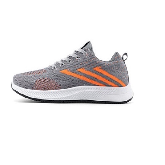 Giày Thể Thao Nam 2 mầu đế trơn chất liệu vải dệt thoáng khí bền đẹp(đen-ghi)hd98 mới 2022