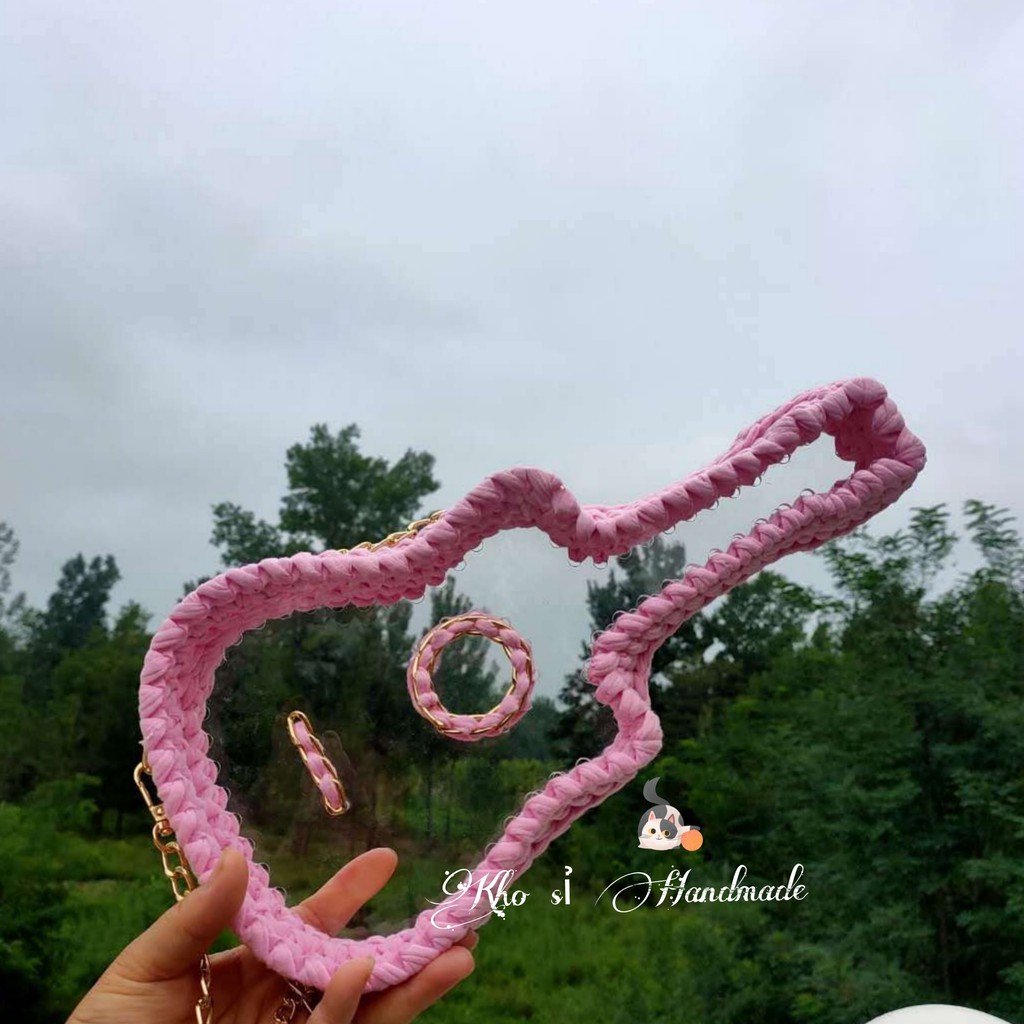 Mica hình cây đàn trong suốt ( 2 tấm)