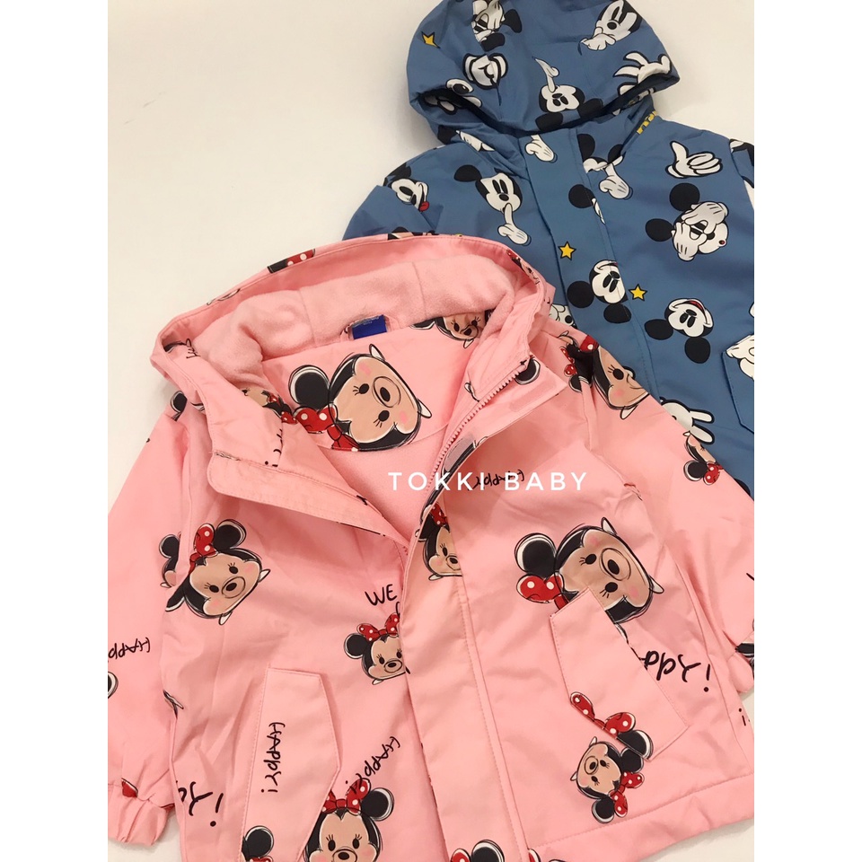 Áo khoác lót nỉ hình Mickey dư xịn ABA001