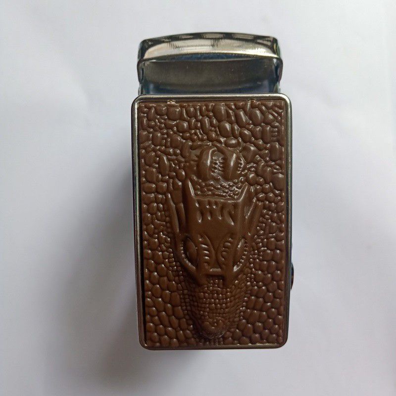 Thắt lưng nam, dây nịt nam da pu đẹp đầu cá sấu giá rẻ 2 màu nâu đen sang trọng khoá tự động