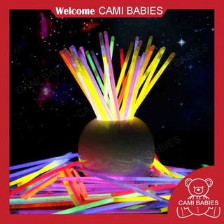Que phát sáng dạ quang light stick, vòng tay huỳnh quang to nhỏ nhiều màu sắc
