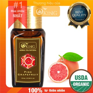 Tinh dầu Bưởi Hồng nguyên chất (Pink Grapefruit) 10ml