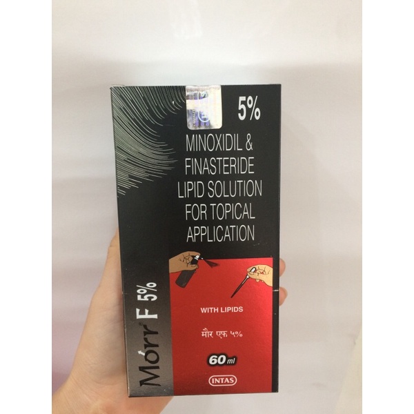 thanh lý serum mọc tóc-MORR F5 (60ML) bị rách và nứt tem do vận chuyển