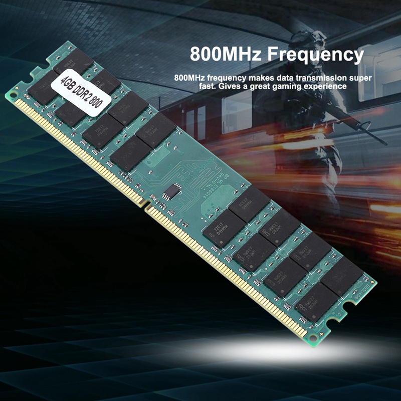 AMD Thẻ Nhớ Ram Pc Dimm 240 Chấu 4gb 4g Ddr2 800mhz Cho Máy Tính