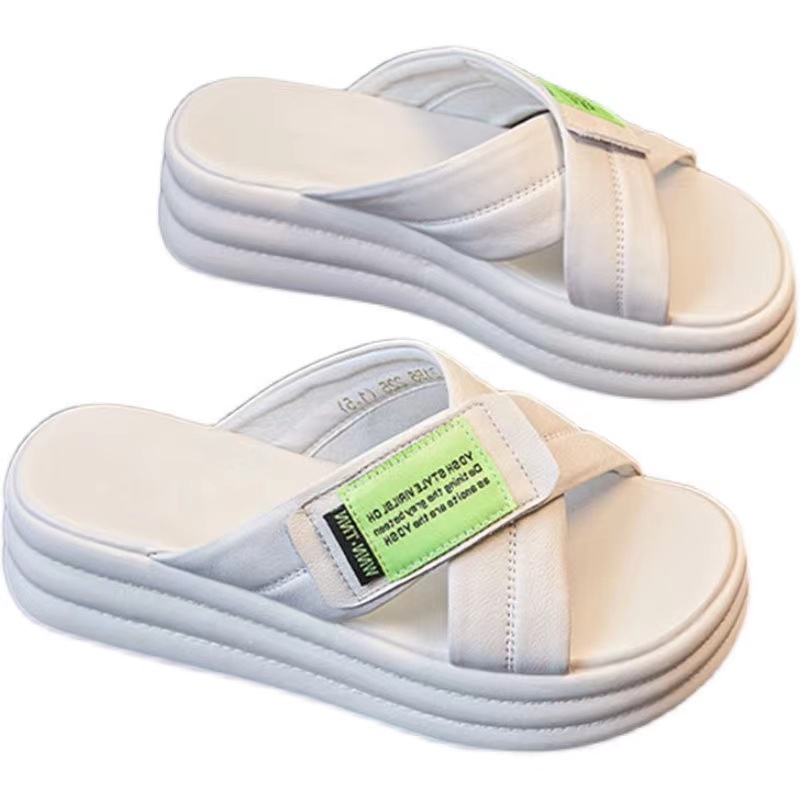 Dép tăng chiều cao Sandal Đế Dày Hở Ngón Đế Mềm Chống Trượt Xinh Xắn Dành Cho Nữ