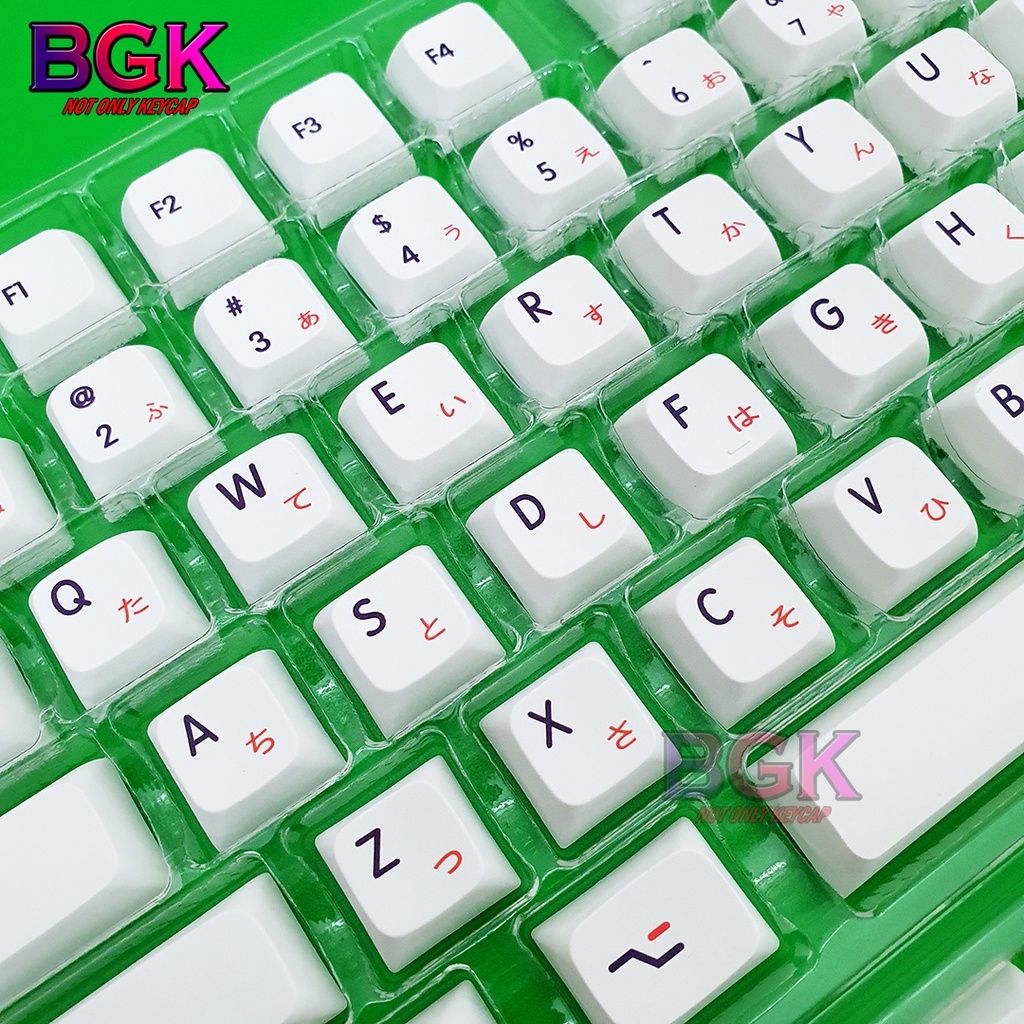 Bộ keycap XDA PBT KON MOMO 126 nút in Dye-Sub Font chữ to ( hỗ trợ layout 61 64 87 104 108 Phím )