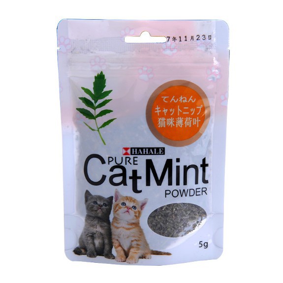 (gói 5gr) Cỏ mèo ngửi Catnip cỏ bạc hà cho mèo ngửi là phê