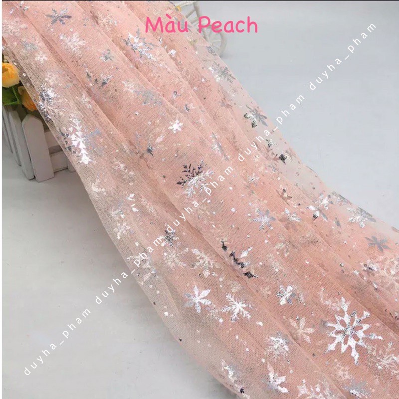 ☃️VẢI LƯỚI BÔNG TUYẾT XINH XẮN☃️