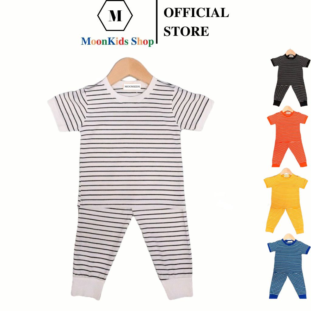 Bộ Cộc Tay MINKY MOM Cho Bé 😍NHẬN HÀNG ƯNG Ý NGAY😍bộ cộc tay quần dài bé trai từ 7-19kg,bộ tay lỡ cho bé