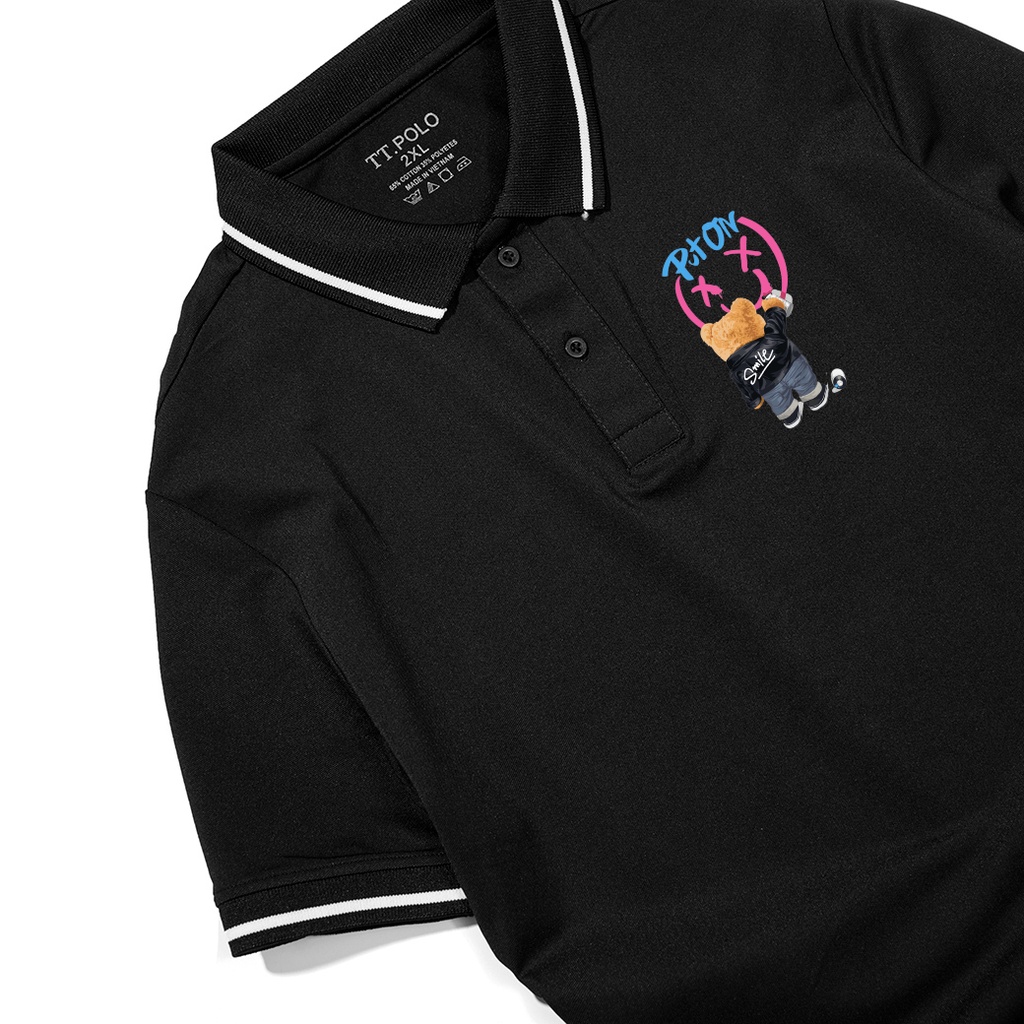 Áo Thun Polo Nam Basic cổ bẻ vải Cá Sấu chuẩn form,hình in sắc nét, GấuPut On-SoHa Clothing