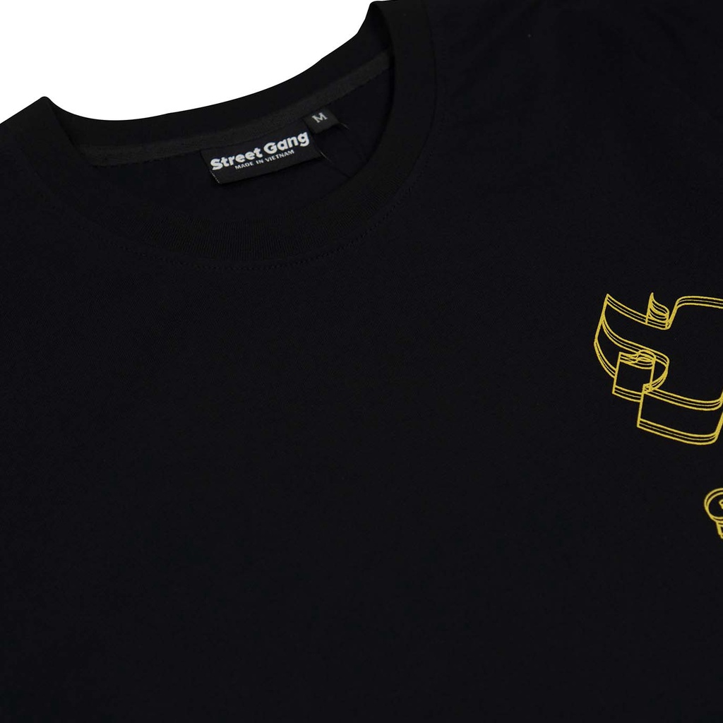 Áo thun Shuriken Ninja - Đen - Street Gang
