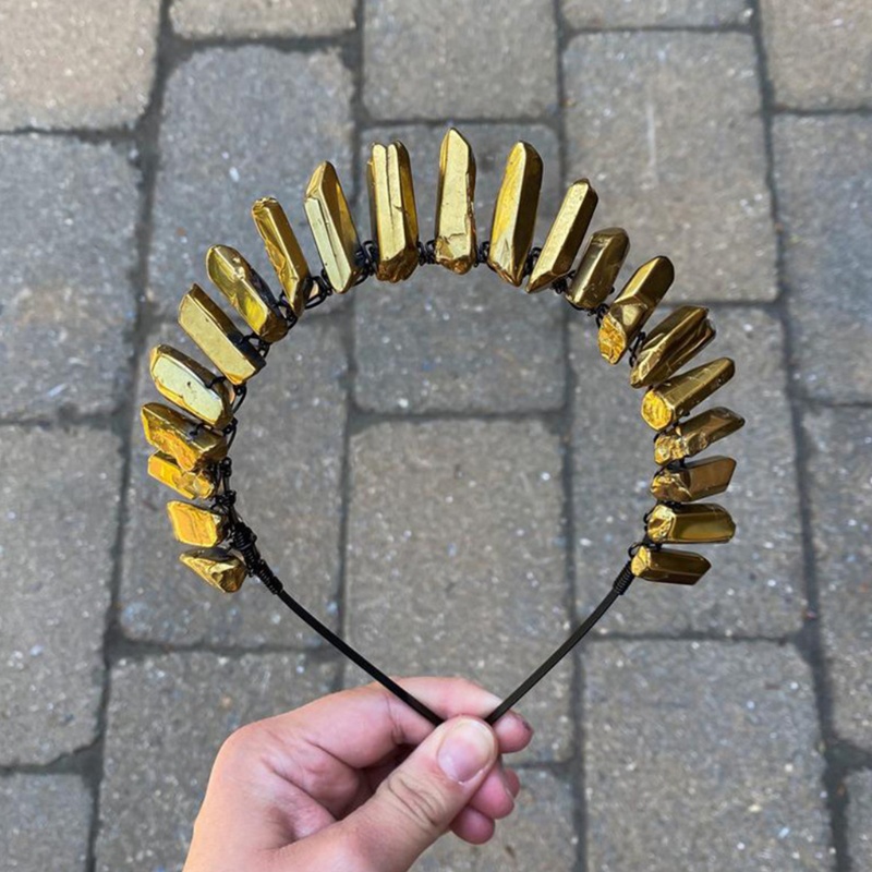 Cài Tóc Hình Vương Miện Đính Đá Thời Trang Cho Cô Dâu