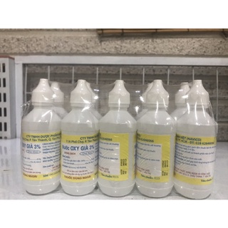 oxy già 3% rửa dụng cụ vết thương