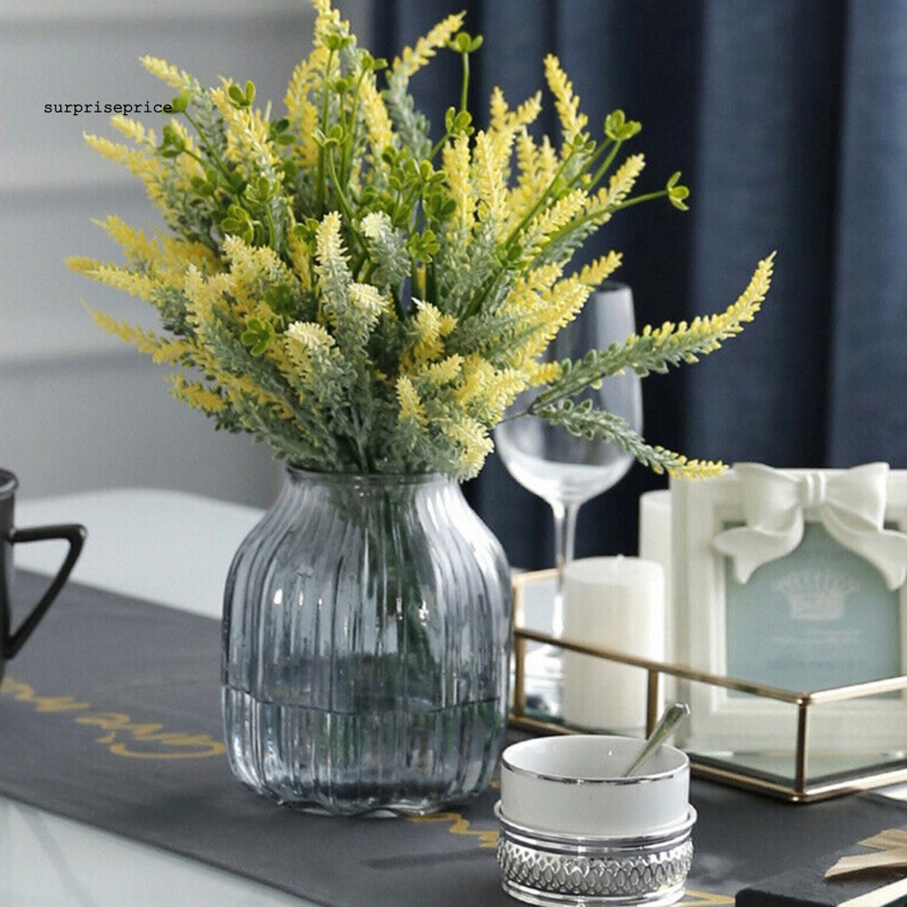 SPA Artificial Flower Gardening Beautiful Artificial Lavender Branch Decorative