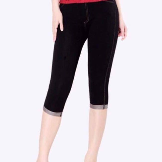 Quần legging ngố giả bò