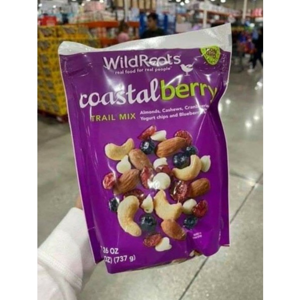 Hạt hỗn hợp WildRoots Coastal Berry Trail Mix 737g của Mỹ