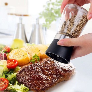dụng cụ xay tiêu cầm tay cao cấp, cối xay bằng tay lưỡi sứ vừa đựng tiêu vừa xay khi sử dụng