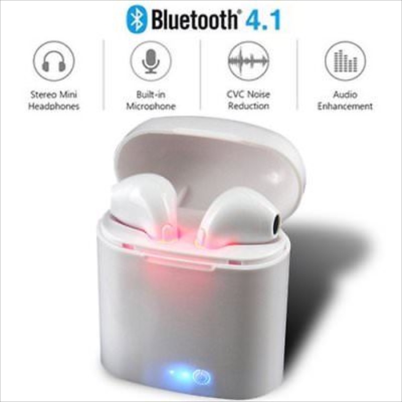 Bộ Tai Nghe bluetooth Không Dây HBQ I7S TWS mini Kèm Hộp Sạc Tiện Dụng