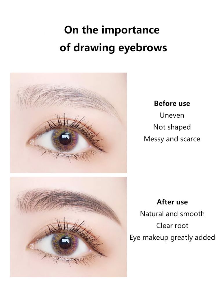 ☀☀☀ (Hàng Mới Về) Bút Kẻ Lông Mày Ba Màu Chống Nước Và Mồ Hôi Novo ☝☝☝ | BigBuy360 - bigbuy360.vn