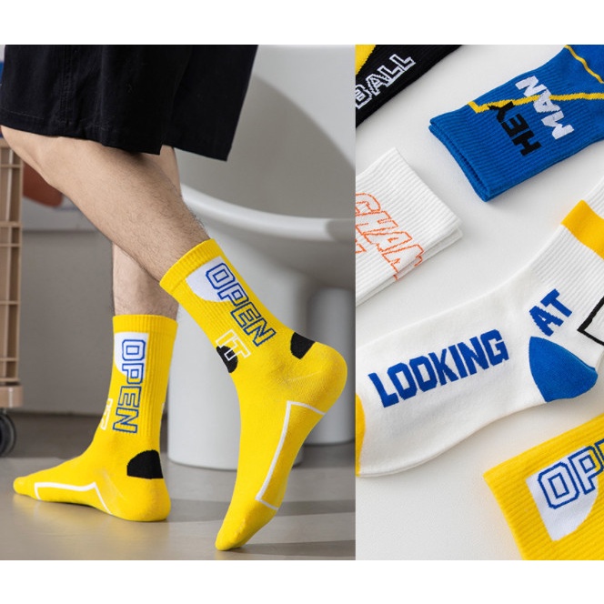 Vớ thể thao cao cổ Nam Nữ phong cách trẻ trung, năng động, cá tính.
