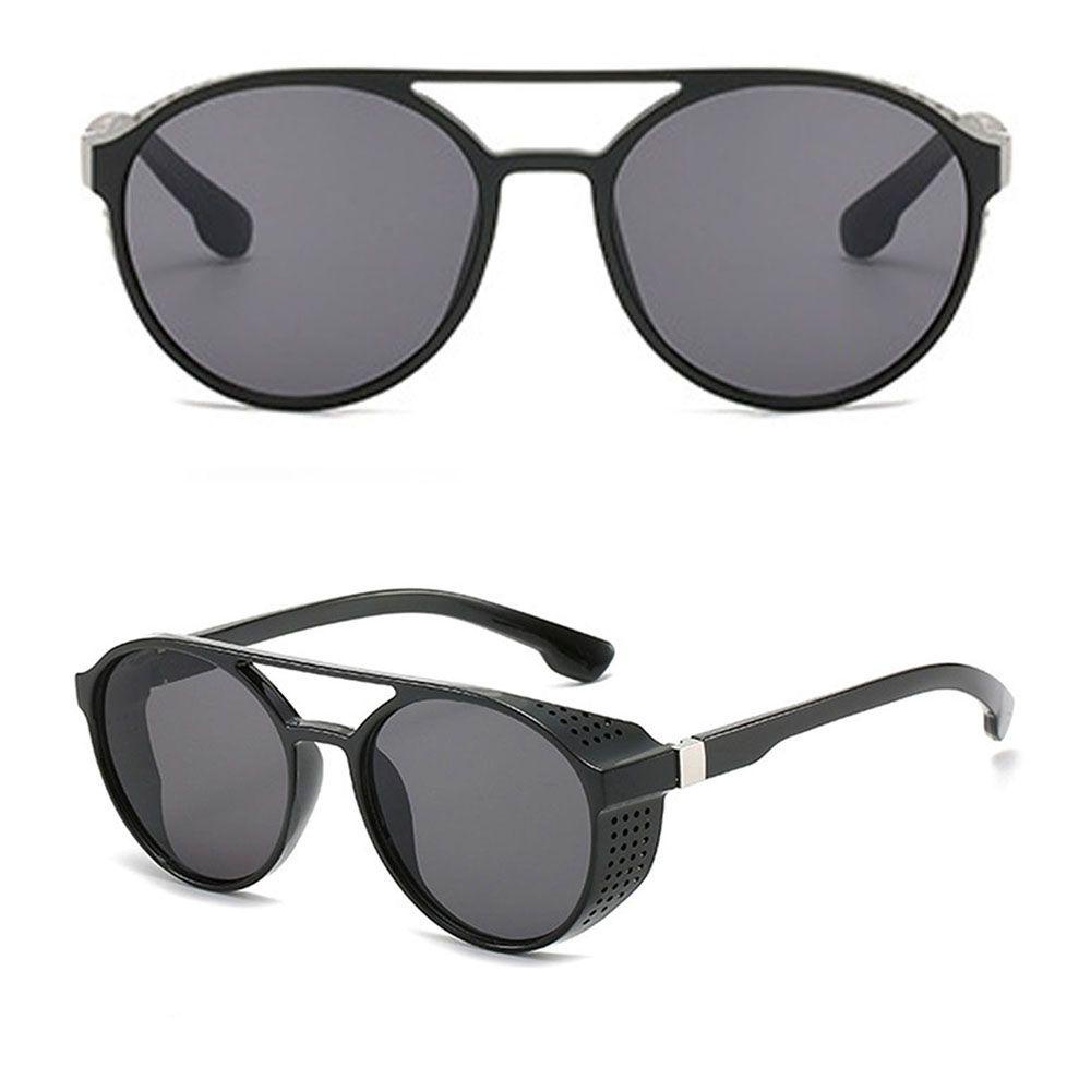 Kính Chống Gió Gọng Tròn Phong Cách Hip Hop Thời Trang Cho Nam