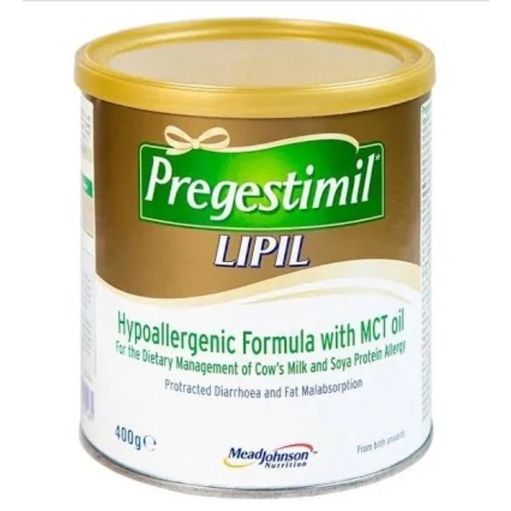 1 lon sữa pregesimil LipiL 400g dành cho trẻ dị ứng đạm sữa bò