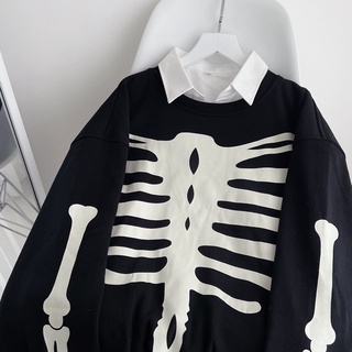 Áo sweater xương ( 100% ảnh thật )