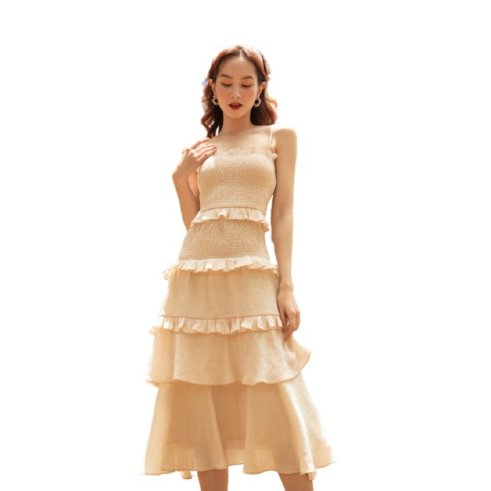 OLV - Đầm Latte Layering Maxi