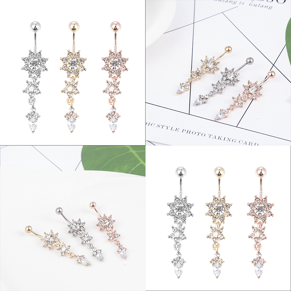 Khuyên Rốn Đính Đá Quyến Rũ Cho Nữ