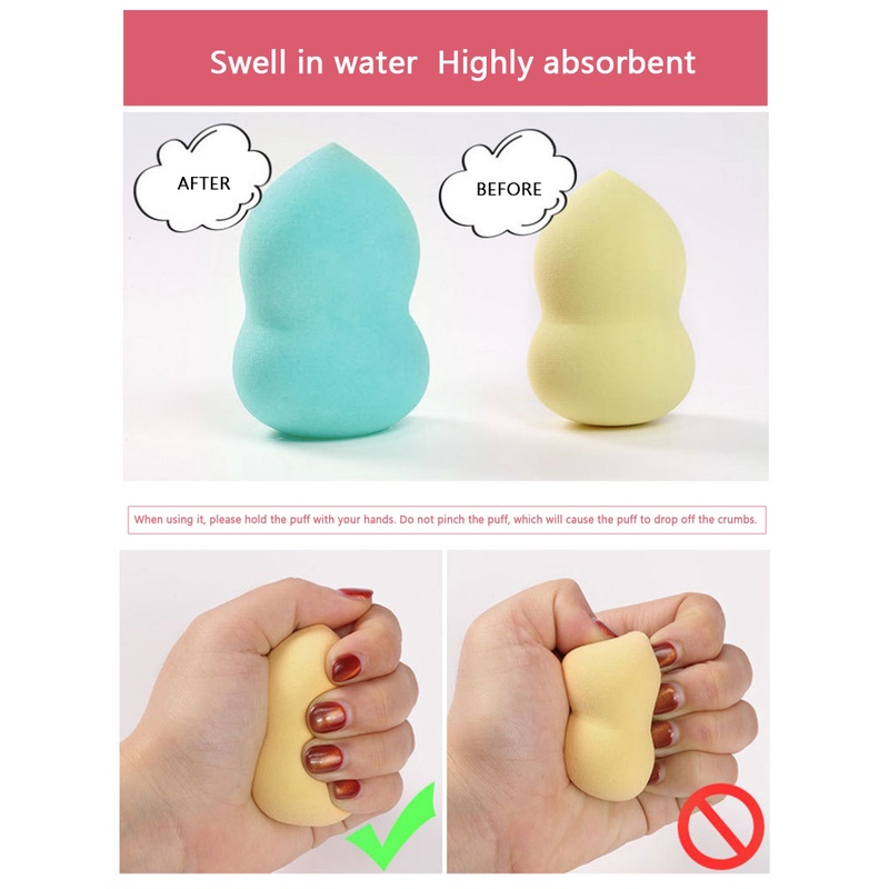 Mút Trang Điểm Mút Mỹ Phẩm Ướt Và Khô Metro