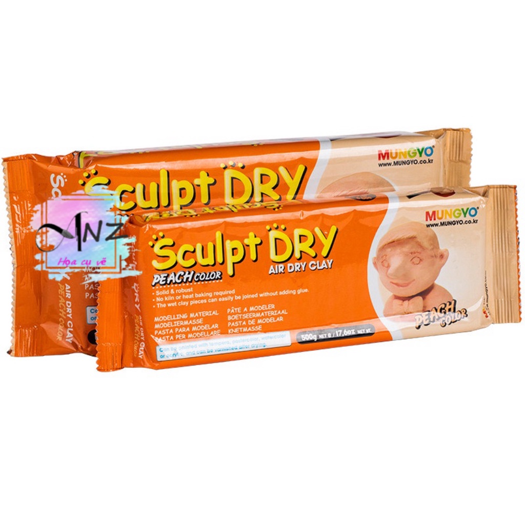 Đất sét tự Khô Mungyo 500gam, Mungyo Air Dry Clay 500gam
