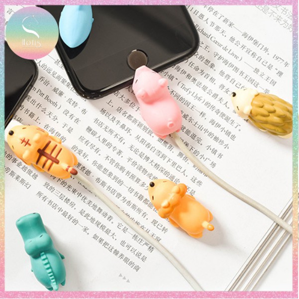 [HOTIS] Nút bảo vệ đầu cáp sạc hình động vật cute | BigBuy360 - bigbuy360.vn