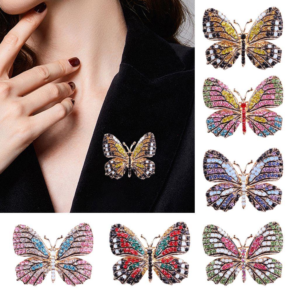 Trâm Cài Áo Hình Bướm Bằng Hợp Kim Thời Trang