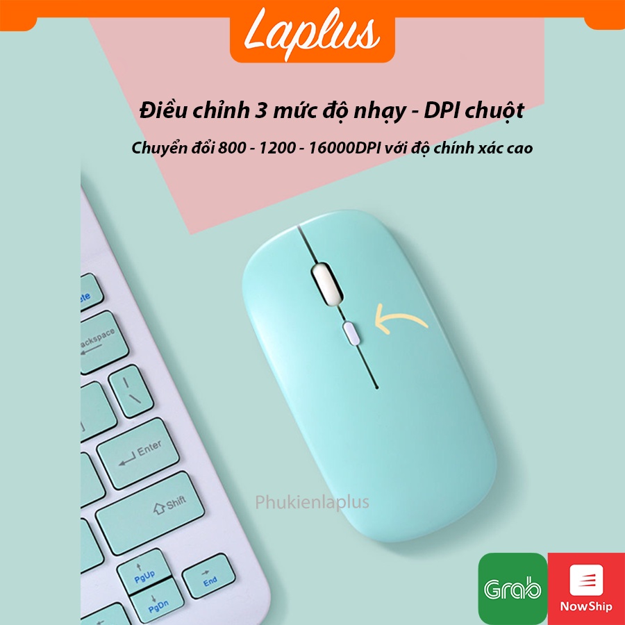 Bàn Phím Và Chuột Bluetooth Màu Pastel Thanh Lịch - Gọn Nhẹ, Tiện Dụng - Phù Hợp Cho Làm Việc Văn Phòng, IPad, Smart TV