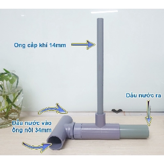 Venturi combo 4 cái 14mm gắn T nối