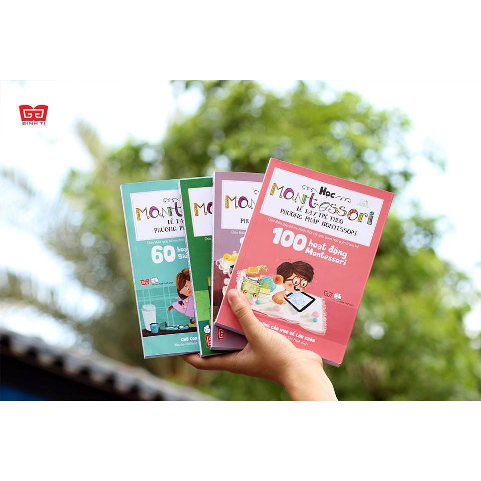 Sách - Combo 4 Cuốn Học Montessori Để Dạy Trẻ Theo Phương Pháp Montessori - Tủ Sách Shop Bố Ken | BigBuy360 - bigbuy360.vn