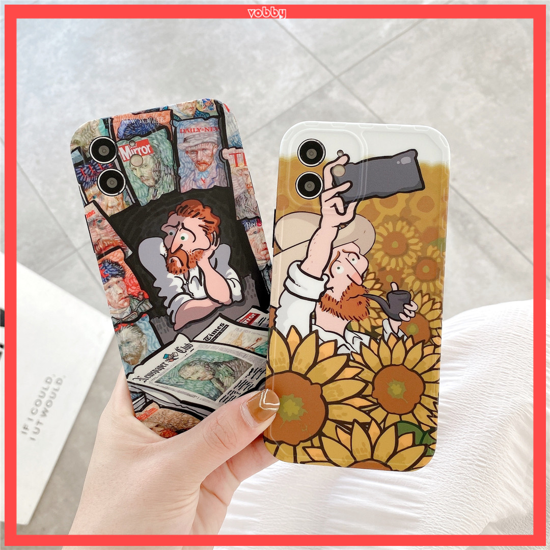 Ốp Lưng Nhựa Mềm In Hình Tranh Sơn Dầu Độc Đáo Cho Iphone12 Mini 11 Pro Max 7 / 8plus Se2020 X / Xs Xr Xsmax | BigBuy360 - bigbuy360.vn