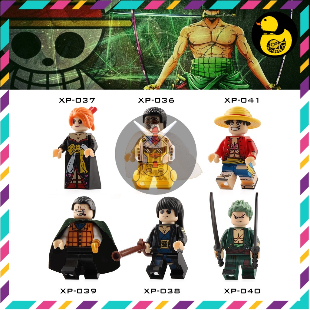 KT1013 KT1008 XP036 XP235 XP236 XP119 XP120  Mô Hình One Piece Đồ Chơi Xếp Hình Nhân Vật Luffy Zoro Ace