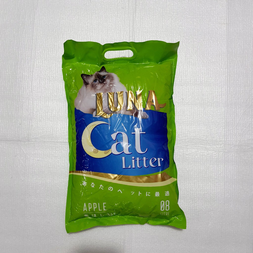 CAT LUNA LITTER  8LCát vệ sinh cho mèo  Cát vệ sinh khử mùi diệt khuẩn cho mèo - Titipét