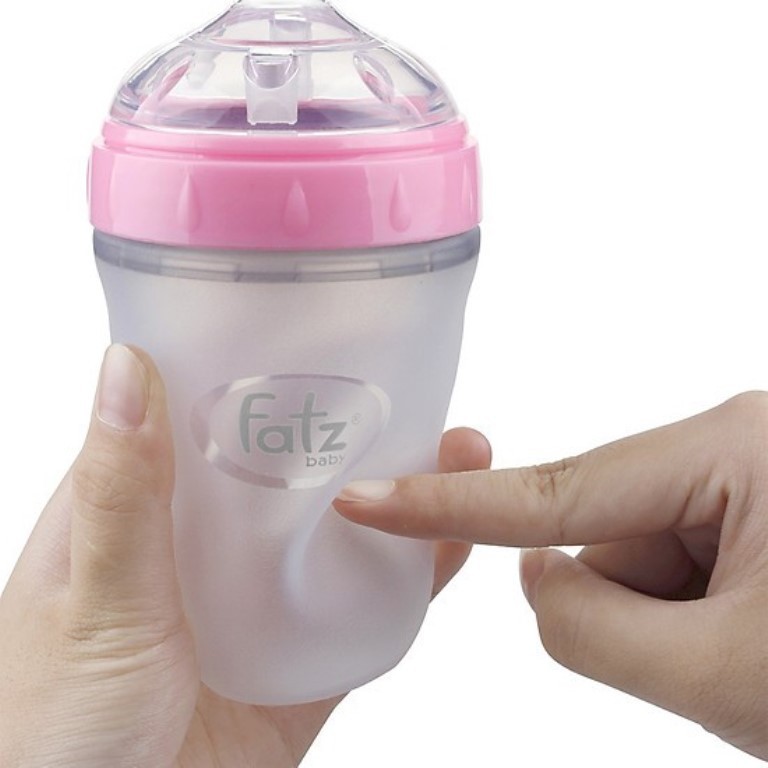 Bình Sữa SIlicon Cổ Siêu Rộng FATZ Fatzbaby 150ml/180ml/240ml (Công nghệ Hàn Quốc)