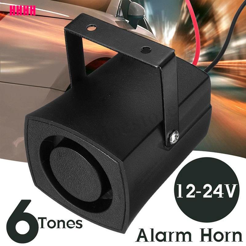 Còi Cảnh Báo 6 Âm Thanh 12-24v Chuyên Dụng Cho Xe Hơi / Xe Tải / Tàu Thủy