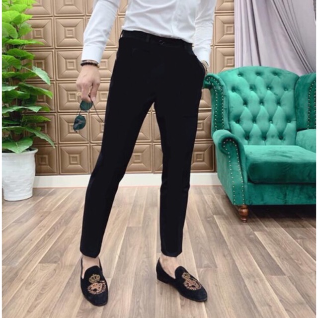 Quần Âu Nam Tây Âu Dài Màu Ghi ,Đen, Xanh Than, Kem Be Chất Liệu Vinteck Co Giãn Nhẹ Dáng Ôm Body Hàn Quốc Giá Buôn | BigBuy360 - bigbuy360.vn