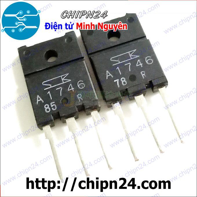 [1 CON] Transistor A1746 TO-3P PNP 12A 70V (2SA1746 1746)