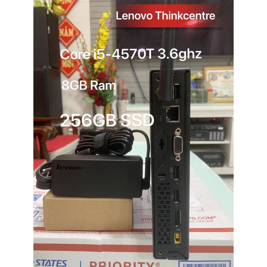 Máy tính bàn Mini Lenovo Thinkcentre Intel Core i5-4570T / i3-4130T , Ram 8Gb, SSD 256Gb hàng US renewed mới 98. | BigBuy360 - bigbuy360.vn